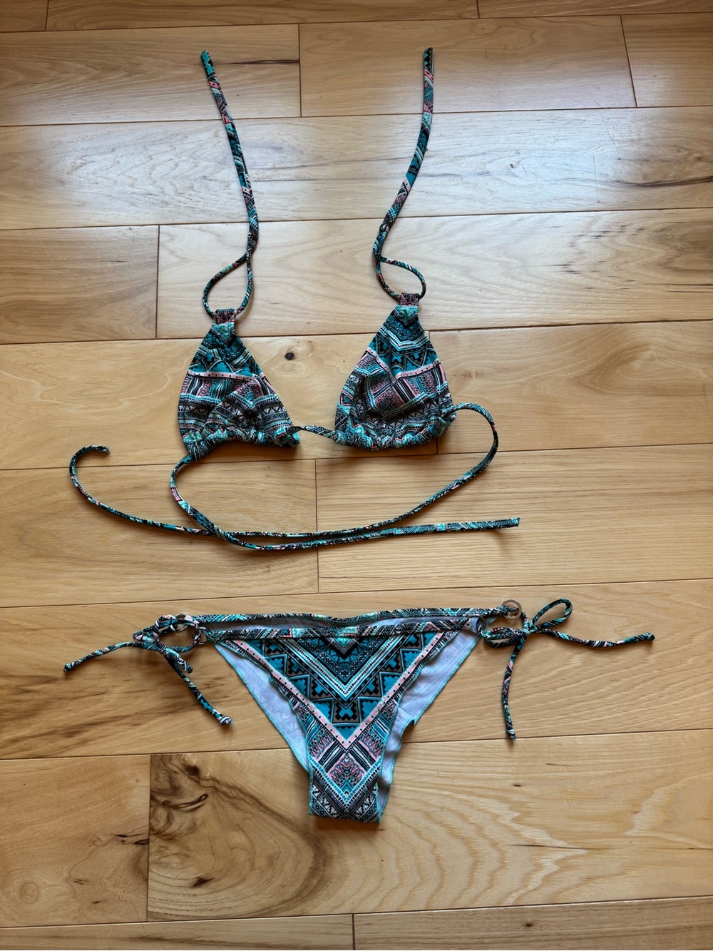 Turquoise bikini
